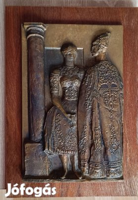 Nagy István János, bronz fali szobor