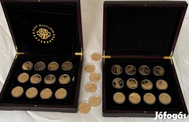 Nagy Magyarok emlékérme gyűjtemény - 30 darab