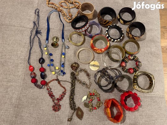 Nagy Retró / Statement Karkötő Csomag 20+ Darab