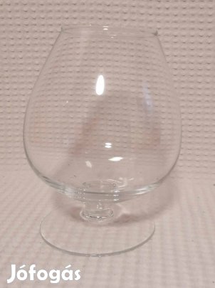 Nagy Talpas Különleges Ferde Üveg Kehely / Whisky Pohár (15 cm)