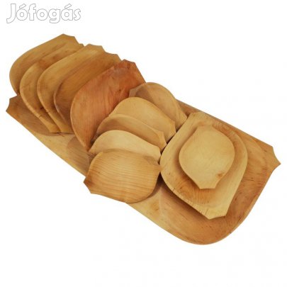 Nagy  fatányér készlet 13 részes nagy kínálóval