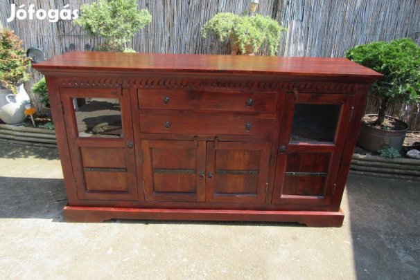 Nagy elegáns teli fa komód - szekrény 180 cm széles