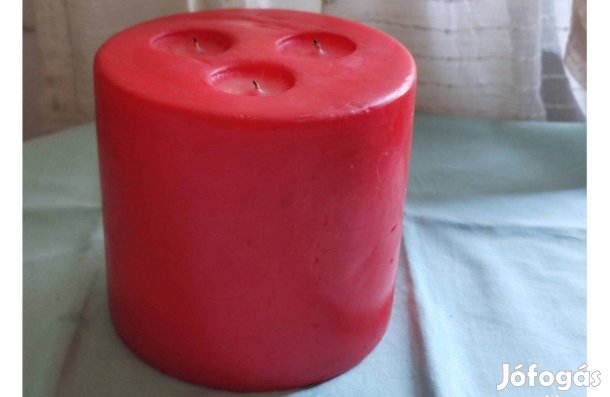 Nagy gyertya, Piros, 4 kanócos