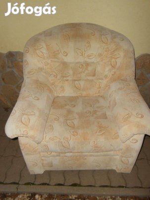 Nagy méretű, extra kényelmes gurulós luxus fotel