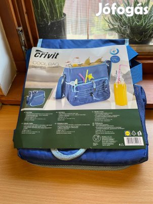 Nagy méretű, sok rekeszes hűtőtáska, válltáska 11 l Új