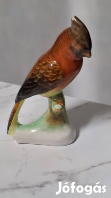 Nagy méretű kerámia papagáj