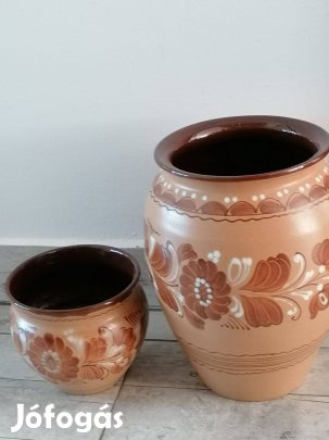 Nagy méretű padlóváza és hozzá való kaspó