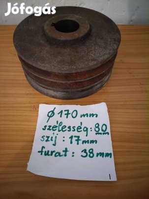 Nagy méretű szíjtárcsa -Ágdarálóhoz!