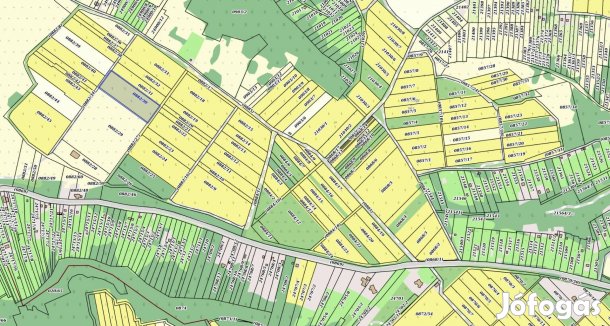 Nagy méretű szőlőterület eladó Eger egyik csendes, kiváló adottságú dű