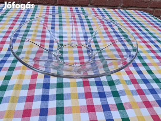 Nagy méretű üvegtál