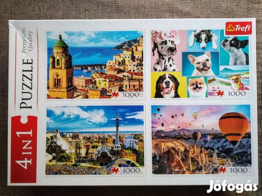 Nagy négyes Trefl Puzzle XXL 4X1000