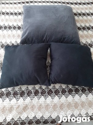 Nagy puha bársony diszpárnák