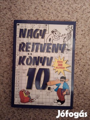 Nagy rejtvénykönyv 10 eladó új állapotban