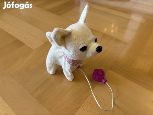 Nagy szemű ugató sétáló kutya alig használt