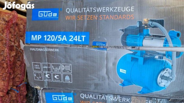 Nagy teljesítményű 1300W-os házi vízmű, 24 literes tartállyal hidrofor