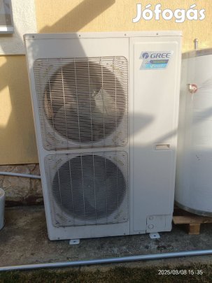 Nagy teljesítményű Gree hőszaivattyú kül- és beltéri egység