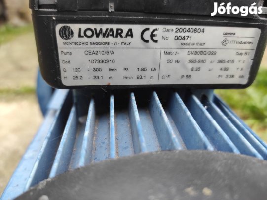 Nagy teljesítményű szivattyú 