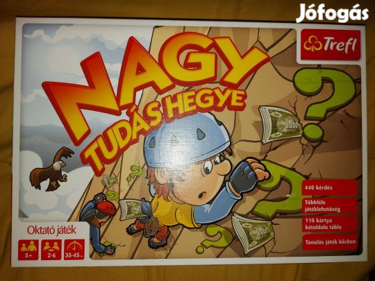 Nagy tudás hegye társasjáték Új