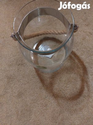 Nagy üveg nővény beültetö