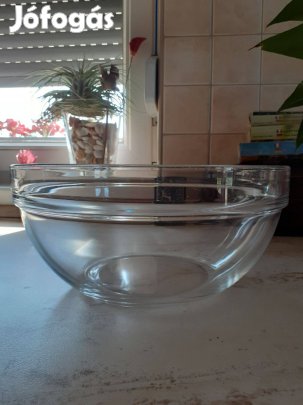 Nagy üveg tál