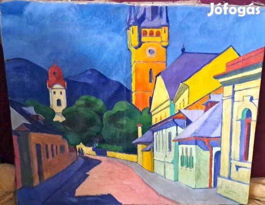 Nagybányai festő : Szent István-torony, Nagybánya