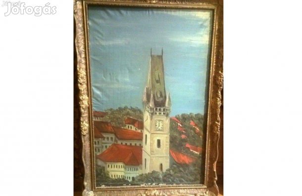 Nagybányai városkép - festmény eladó
