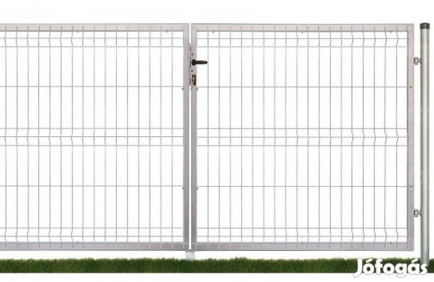 Nagykapu, 4/100, panel 3D burkolattal,v.szürke színben országos szállí