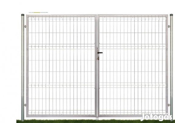 Nagykapu, 4/150, panel 3D burkolattal, v.szürke színben eladó, országo