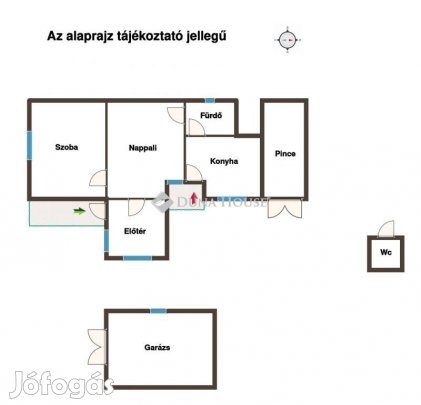 Nagykónyii 50 nm-es ház eladó