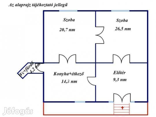 Nagykőrösi 85 nm-es lakás eladó