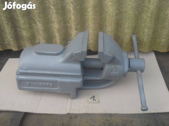 Nagyméretű Magyar MSZ2094 öntvény 125-ös satu új állapotú eladó