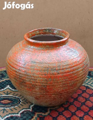 Nagyméretű, retro kerámia padlóváza, szép, hibátlan állapotban eladó!