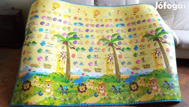 Nagyméretű, vastag baba-gyerek játékszőnyeg