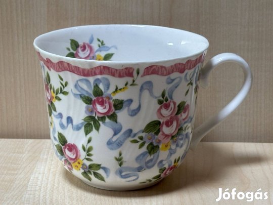 Nagyméretű angol porcelán bögre, csésze