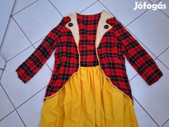 Nagyméretű bohóc jelmez (akár kalappal vagy parókával) felnőtteknek