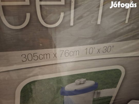 Nagymeretű csaladi medence új original bontatlan csomagolásban eladó.