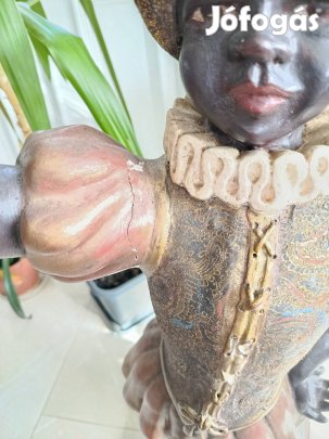 Nagyméretű dekor szobor - 88 cm - vintage figura