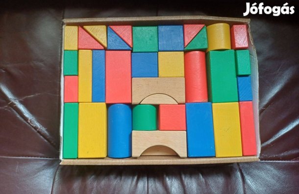 Nagyméretű fa építőkocka eladó