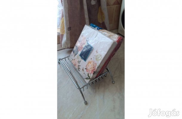 Nagyméretű fém szalvétatartó