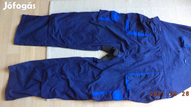 Nagyméretü férfi munkásnadrág erősitésekkel XXL