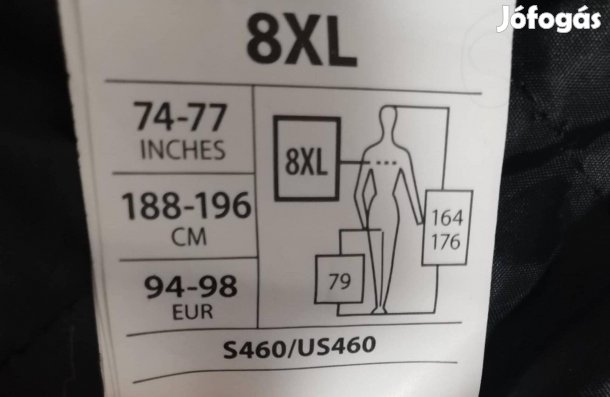 Nagyméretű láthatósági bélelt kabát