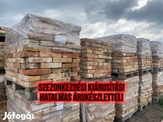 Nagyméretű műemlék tégla Tavaszkezdési akció! Hatalmas árukészlet!