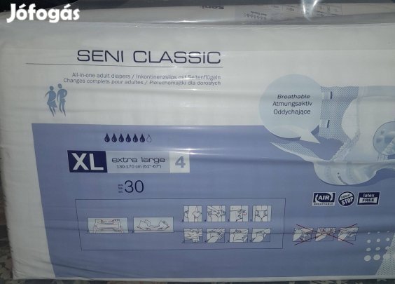 Nagyméretű pelenka XL eladó
