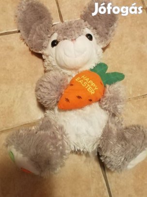 Nagyméretű plüss nyuszi répával, füllel 70 cm. játék