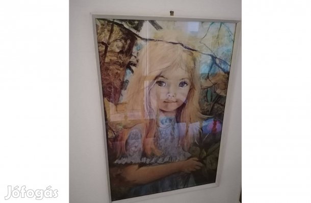 Nagyméretű poszter fehér keretben eladó