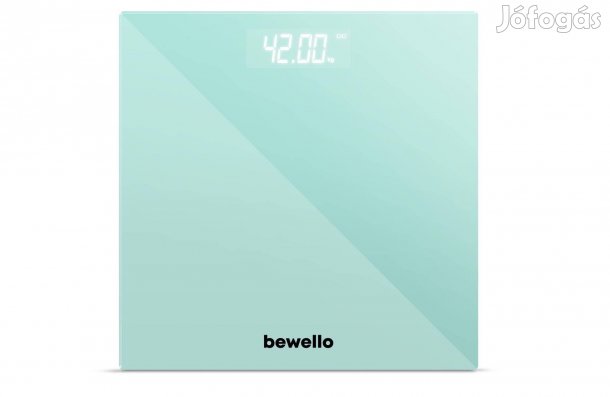 Nagyméretű rejtett LCD kijelző Edzett üveg személymérleg max 180kg