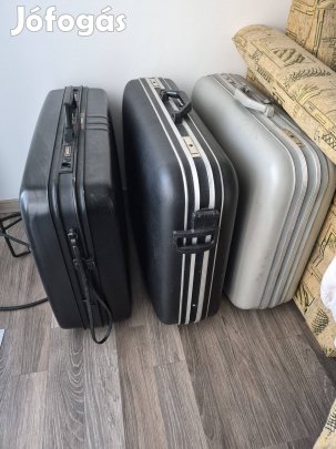 Nagyméretű retró bőrönd 2 db eladó!