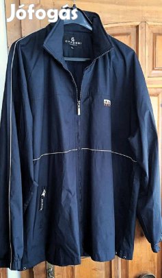 Nagyméretű sötétkék Chaoshi széldzseki, sportdzseki