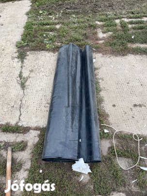 Nagyméretű új erős fekete fólia Kecskeméten
