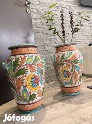 Nagyméretű vintage kerámia padlóvázák 